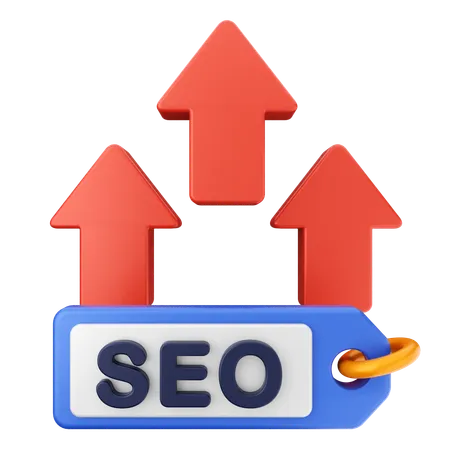 Increase Seo  3D Icon