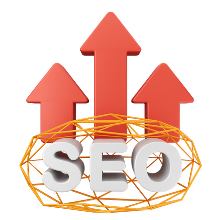 Increase Seo  3D Icon