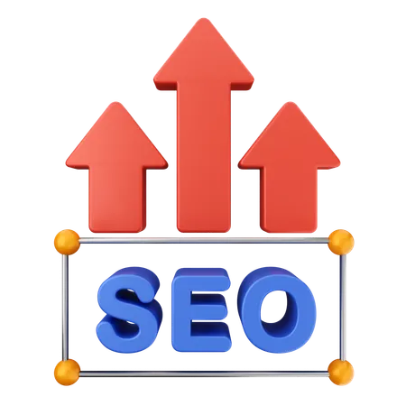 Increase Seo  3D Icon