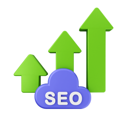 Increase Seo  3D Icon