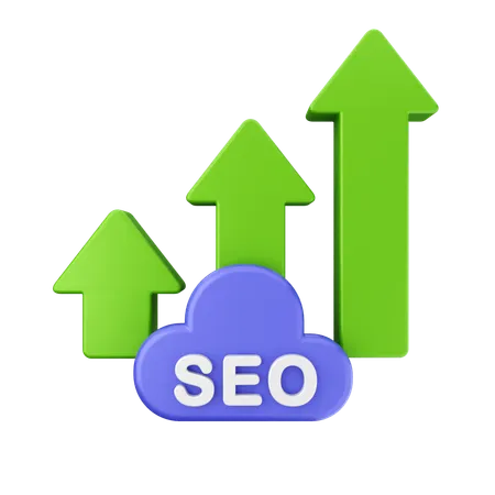 Increase Seo  3D Icon