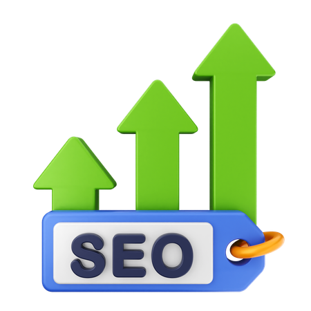 Increase Seo  3D Icon