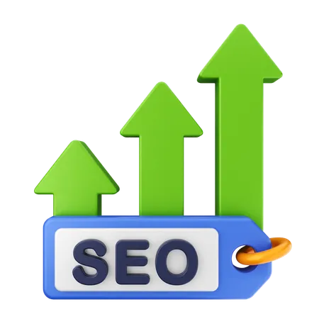 Increase Seo  3D Icon