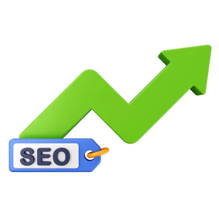 Increase Seo  3D Icon