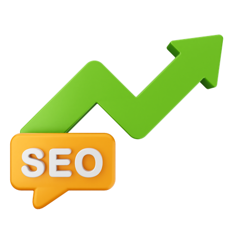 Increase Seo  3D Icon