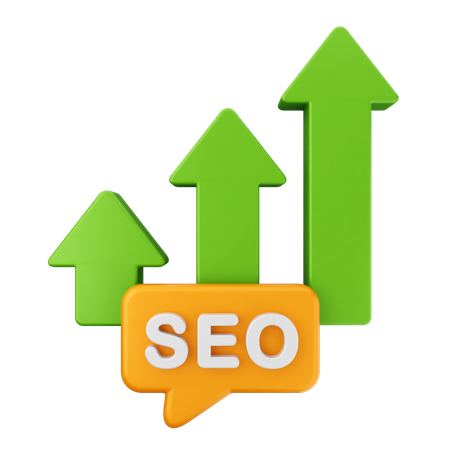 Increase Seo  3D Icon