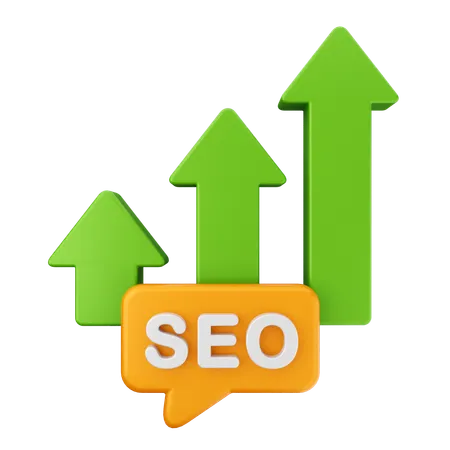 Increase Seo  3D Icon