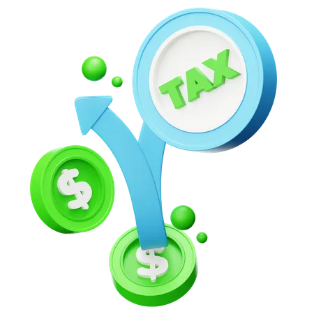 Increase Tax  3D Icon