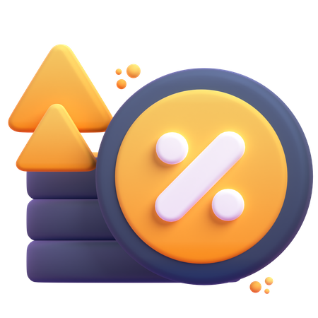 Increase Tax  3D Icon