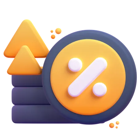 Increase Tax  3D Icon