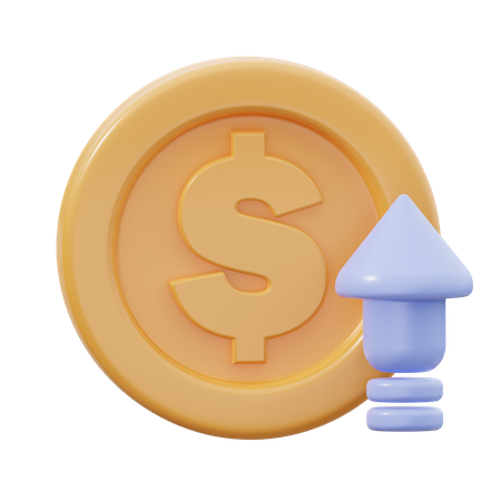Increased Money  3D Icon