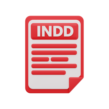 Indd-Datei  3D Icon