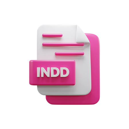 Indd File  3D Icon