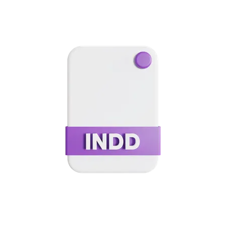 Indd File  3D Icon