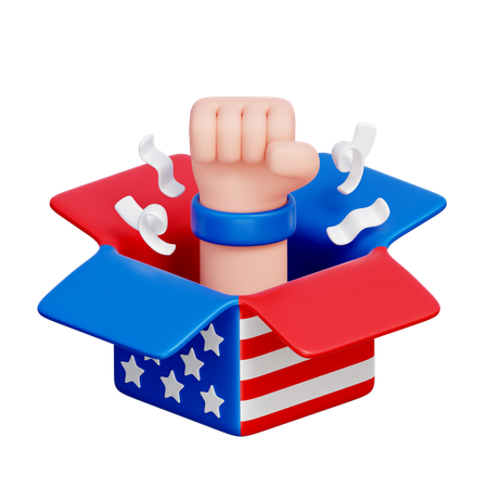 Independence Day  3D Icon