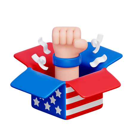 Independence Day  3D Icon