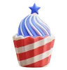 Independence Day Cupcake