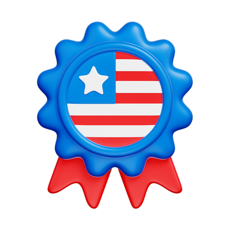 Independence Day Medal  3D Icon