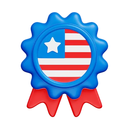 Independence Day Medal  3D Icon