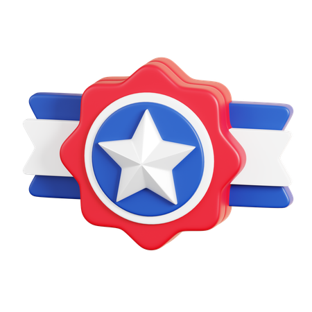 Independence Day Medal  3D Icon