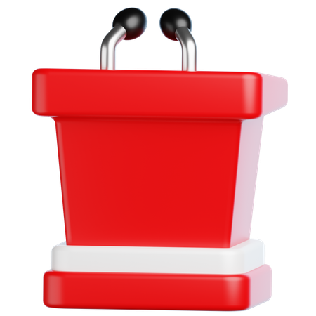 Independence Podium  3D Icon
