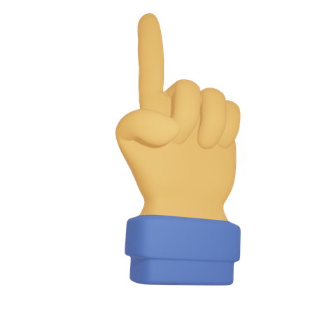 Index finger  3D Emoji