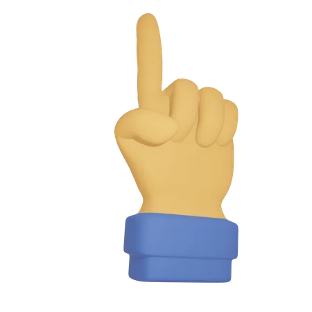 Index finger  3D Emoji