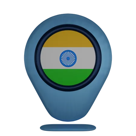 インド  3D Icon