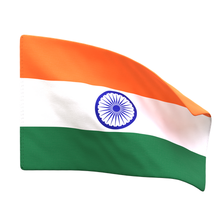 India Flag  3D Icon