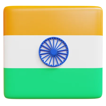 India Flag  3D Icon