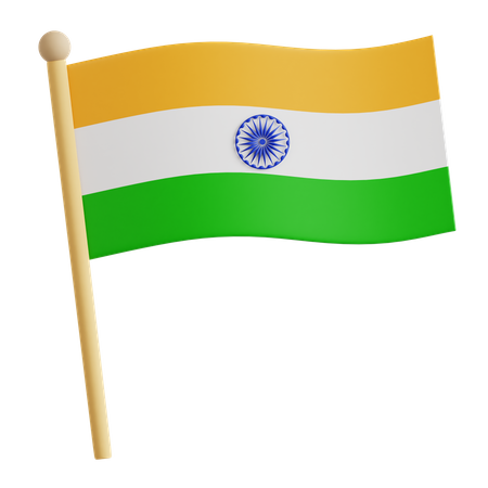 India Flag  3D Icon