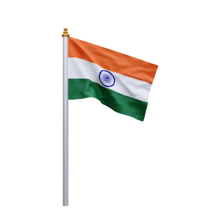 India flag  3D Illustration