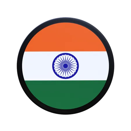 India flag 3D Illustration