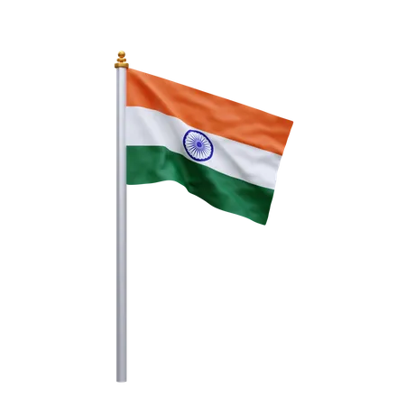 India flag 3D Illustration