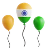 India Flag Balloons