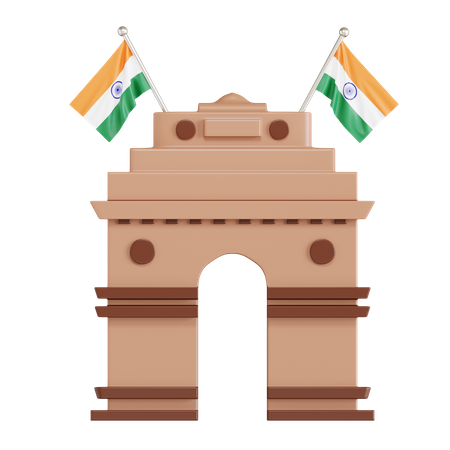 India Gate  3D Icon