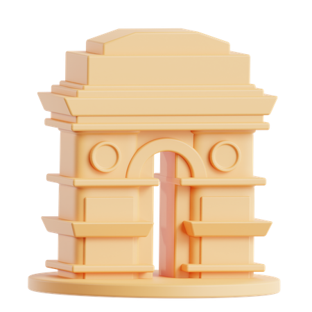 India Gate  3D Icon