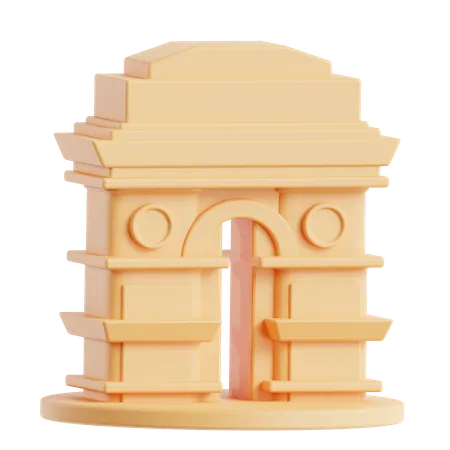 India Gate  3D Icon