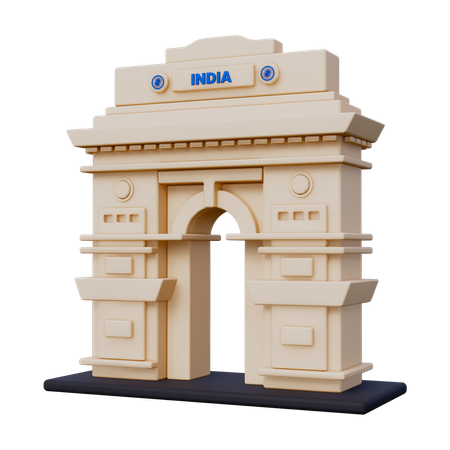 India Gate  3D Icon