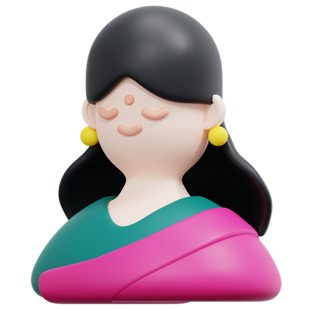 Indian  3D Icon