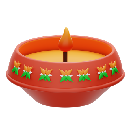Indian Candles  3D Icon