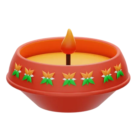 Indian Candles  3D Icon