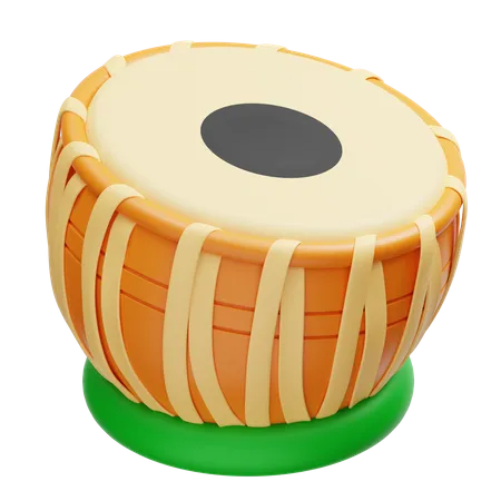 Indian Drum  3D Icon