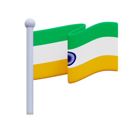 Indian Flag  3D Icon