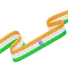 Indian Flag Ribbon