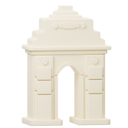 Indian Gate  3D Icon