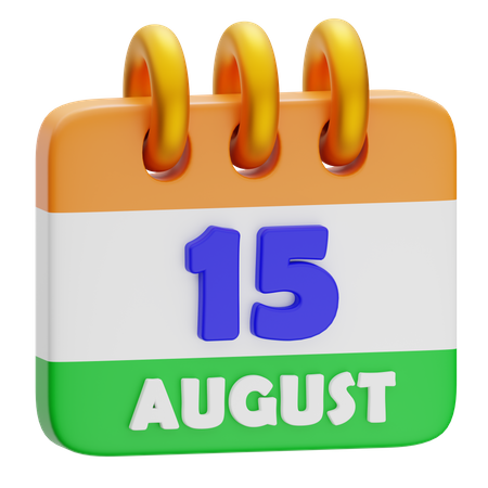 Indian Independence Day  3D Icon