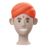 indian man 3d illustration
