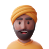 graphics of indian man