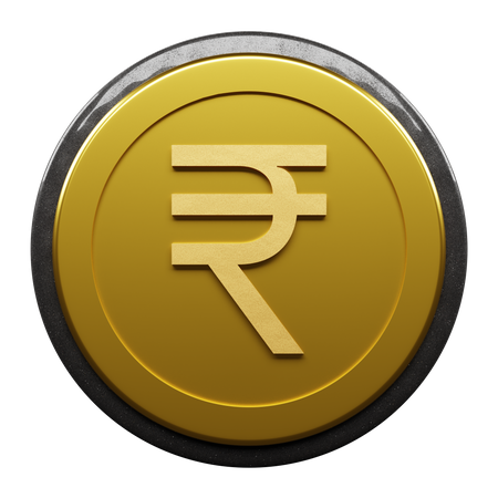 Indian rupee  3D Illustration